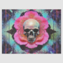 Search for gothic skull tissue paper Purple