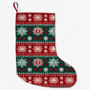 Search for knitted christmas stockings Snowflakes