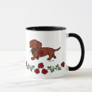 Search for cartoon dachshund mugs Dackel