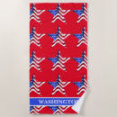 Search for red white blue beach towels Stars and stripes