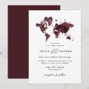 Search for watercolor map wedding invitations Elegant