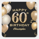 Search for 60th party stickers Happy birthday