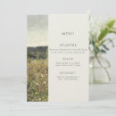 Search for vintage menus Wildflowers