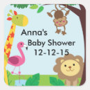 Search for zoo baby shower stickers Forest
