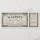 Search for ticket wedding rsvp cards retro