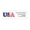 Search for usa flag return address labels July 4