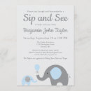 Search for boy sip and see invitations Elephant