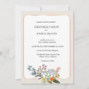 Search for natural wedding invitations Wild flower