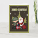 Search for military christmas cards Santa