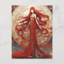 Search for long haired postcards Woman