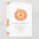 Search for king baby shower invitations Lion
