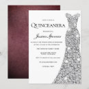 Search for velvet invitations Burgundy