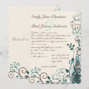 Search for teal and brown wedding invitations Country
