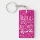 Search for quotes rectangular key rings Girly