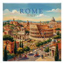 Search for rome vintage travel posters Colosseum