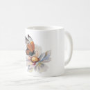 Search for floral butterfly mugs Illustration