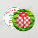 Search for red and white gingham invitations For kids