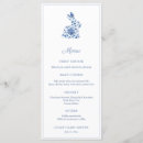 Search for chinoiserie menus Blue and white