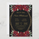 Search for red black quinceanera invitations Mis quince