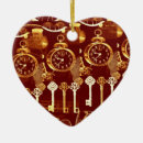 Search for antique clock christmas tree decorations Victorian