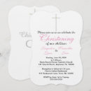 Search for twins christening invitations Silver
