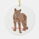 Search for mountain lion christmas tree decorations Predator