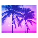 Search for neon palm tree art Pink