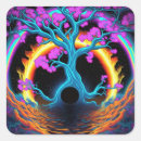 Search for tree of life square stickers Colourful