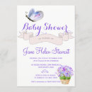 Search for purple ribbon invitations Lavender