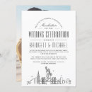 Search for new york city wedding invitations Black and white