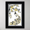 Search for art nouveau floral posters Black