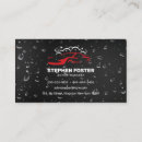 Search for black and red auto business cards Car wash