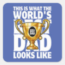 Search for worlds greatest dad stickers Trophy