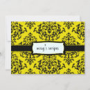 Search for bee recipe cards Yellow