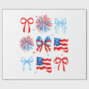 Search for patriotic wrapping paper Fourth