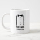 Search for black bow mugs Best man