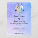 Search for native american wedding invitations Feather