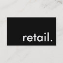 Search for retails business cards Sales