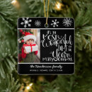 Search for wonderful christmas tree decorations Typography