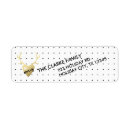 Search for antlers return address labels Xmas