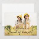 Search for fonts bridesmaid cards Cute simple photo proposal