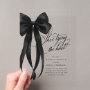Search for acrylic bridal shower invitations Black