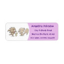 Search for funny squirrel return address labels Cartoon