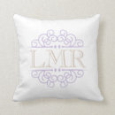 Search for vintage lavender cushions Monogrammed
