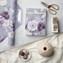 Search for purple floral wrapping paper Feminine