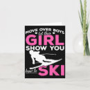 Search for skiing girl cards Retro
