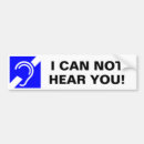 Search for deaf bumper stickers Car