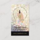 Search for iridescent business cards Nail salon