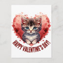 Search for kitten valentines postcards Animal