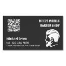 Search for mobile barber business cards Qr code